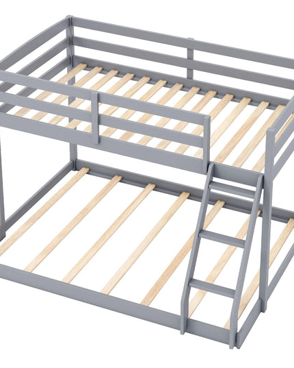 Giantex Twin Over Full Bunk Bed for Kids