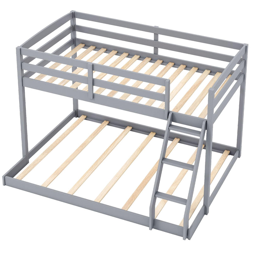 Giantex Twin Over Full Bunk Bed for Kids