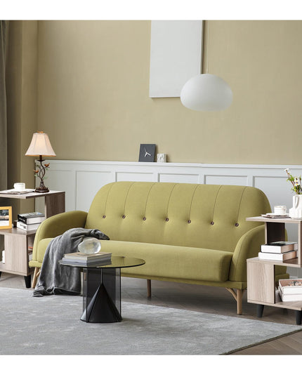 Giantex Accent Sofa Side Table w/Open Storage Shelves for Living Room Bedroom Study Room