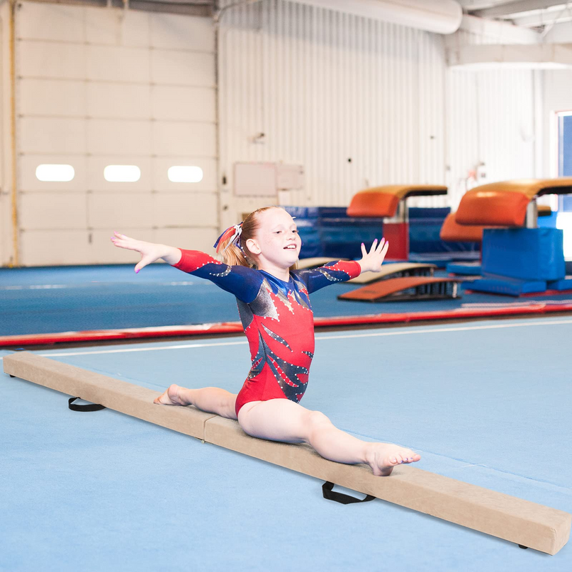 Giantex 7FT Folding Floor Balance Beam for Girls