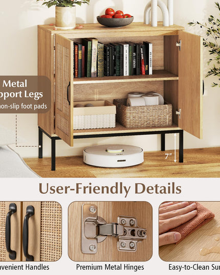 Giantex Sideboard Cabinet with Storage Adjustable Shelves