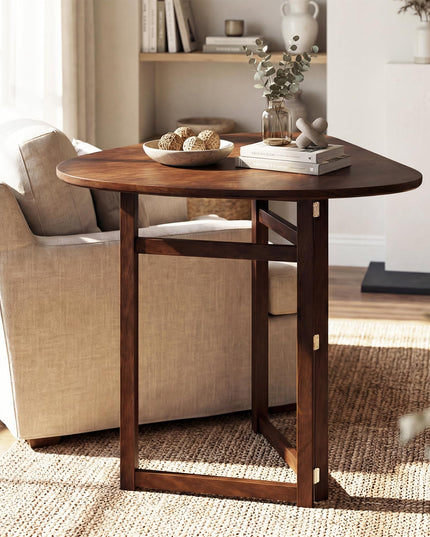 Giantex 31.5" Drop Leaf Folding Dining Table for 2-3