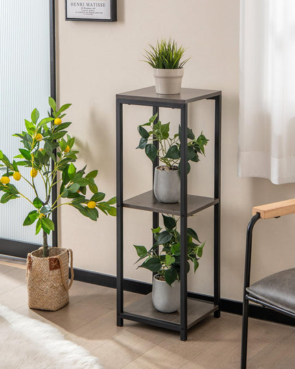Giantex 3 Tier Tall Plant Stand Indoor, 36 Inch Corner Plant Holder with Metal Frame