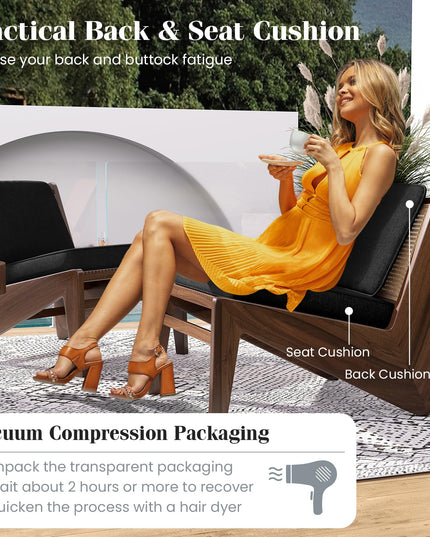 Giantex Outdoor Chair Cushion for Patio Furniture