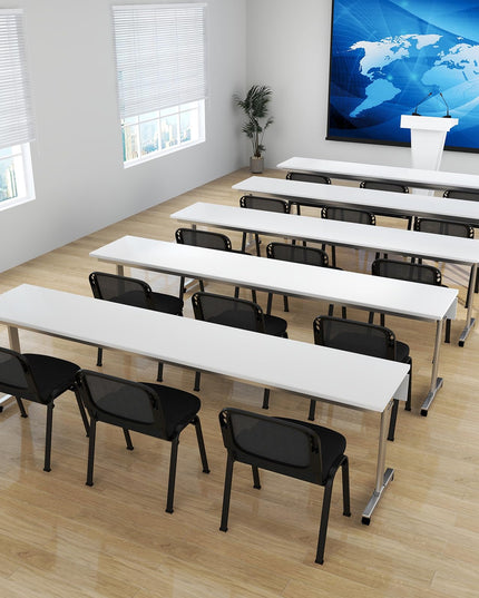 Giantex Set of 5 Conference Chair Elegant Design Stackable Office Waiting Room Guest Reception (32 H)