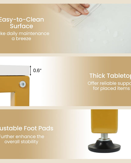 Giantex Console Table with Charging Station for Living Room