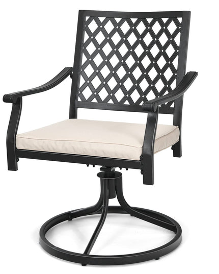 5 Piece Patio Dining Set, Outdoor Square Bistro Table for 4