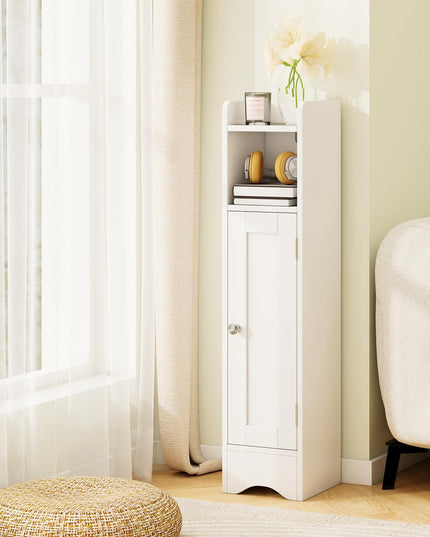Giantex Small Bathroom Storage Cabinet with Door & Adjustable Shelves