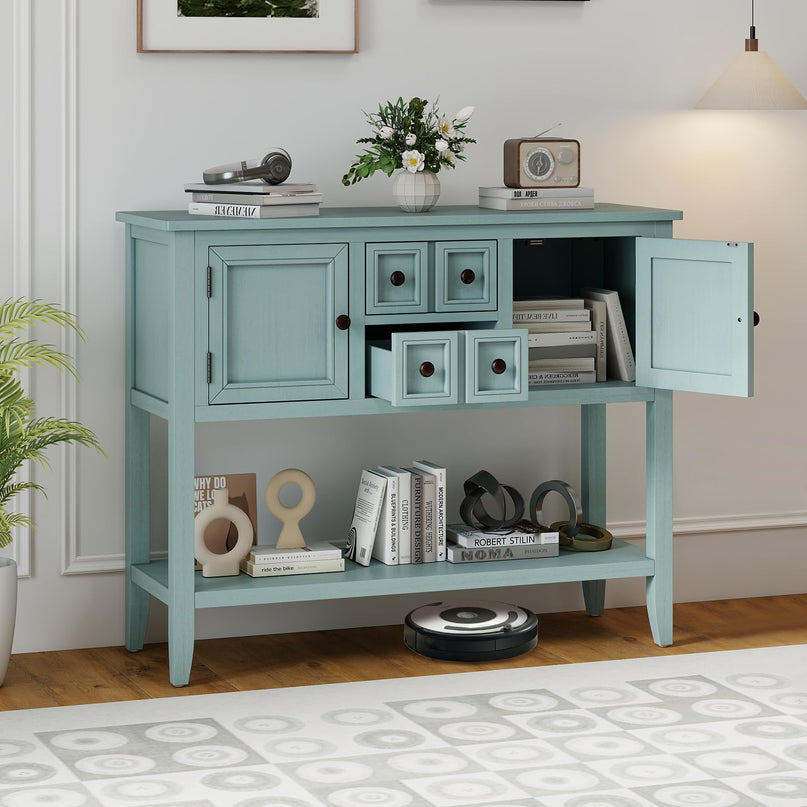 Giantex Sideboard Buffet Cabinet with Storage, 42’’ Wood Credenza