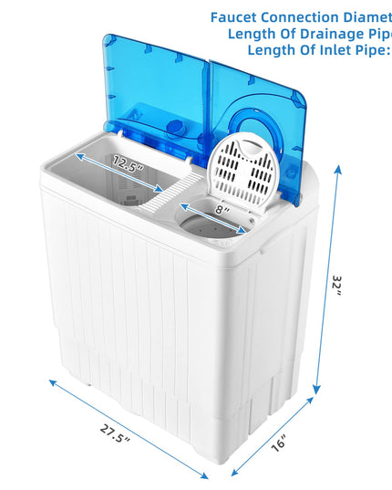 Portable Washing Machine w/Timer Control - Giantex