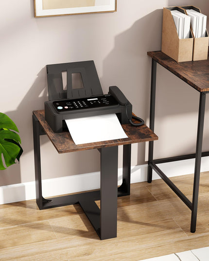 Giantex Square Industrial Bedside Night Stand with T-Shape Metal Frame