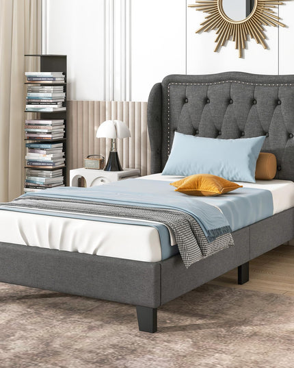 Giantex Twin Bed Frames with Headboard