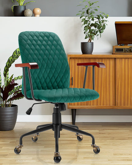 Giantex Velvet Home Office Desk Chair