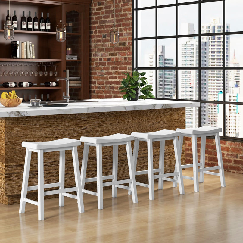 Giantex 24" Bar Stools Set of 2/4 for Kitchen Island