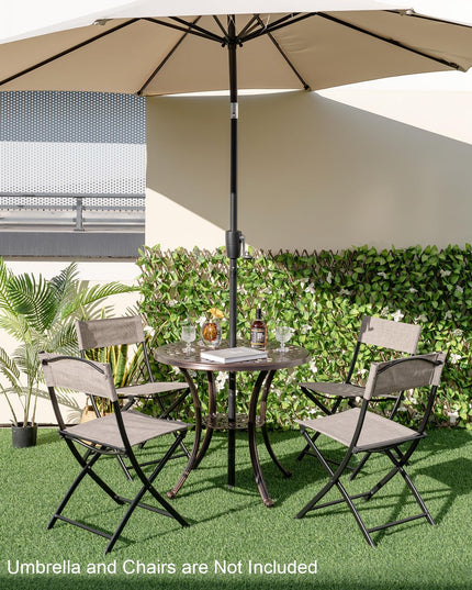 Giantex 31” Patio Bistro Table