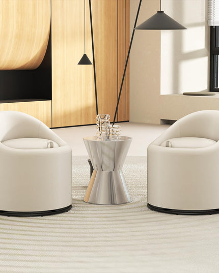 Giantex Swivel Accent Chair with Storage for Bedroom