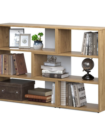 Giantex Open Shelf Bookcase, Separable Cube Bookshelf TV Stand w/ 6 Grids