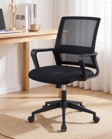 Mesh Office Chair, Mid Back Computer Desk Chair, Ergonomic Executive Chair