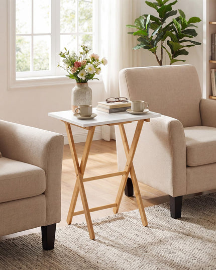 Giantex Folding TV Tray Table for Eating on Couch