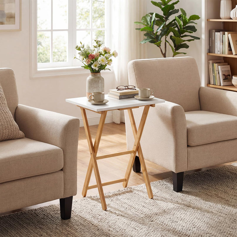 Table plateau TV pliable Giantex pour manger sur le canapé