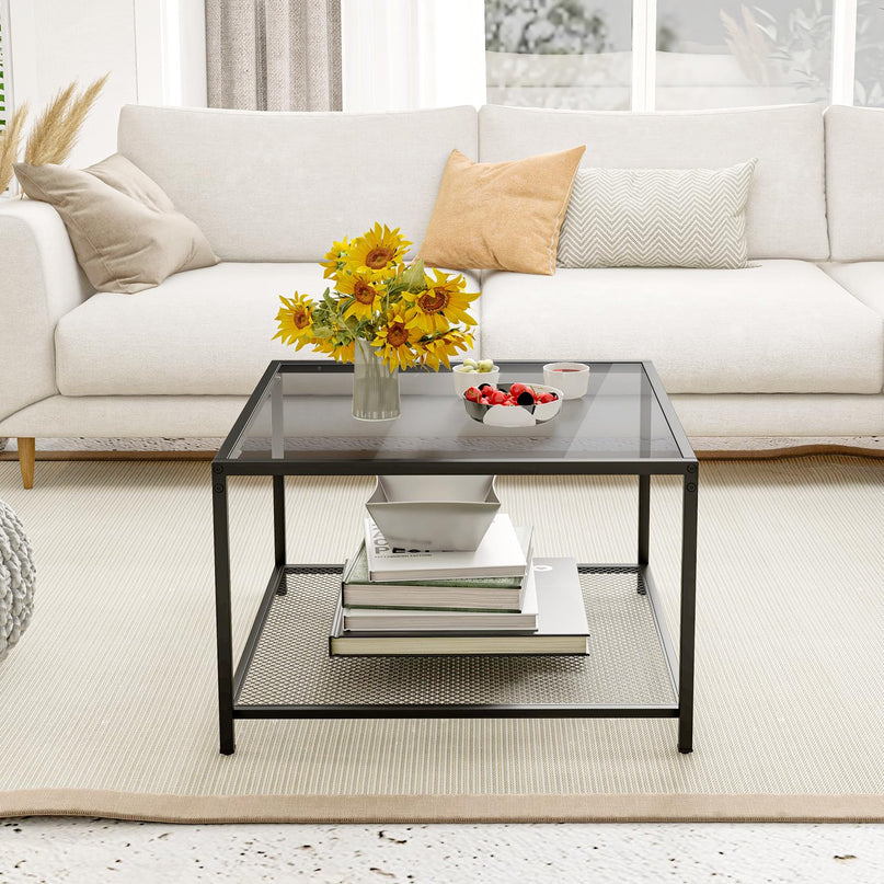 Giantex 27.5" Square Coffee Table