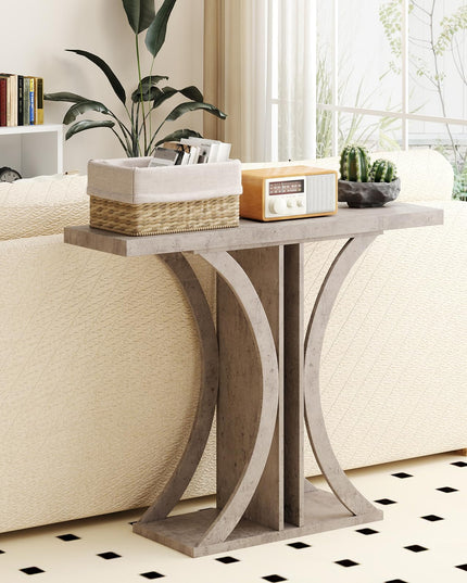 Console rectangulaire Giantex 40" avec cadre géométrique pour entrée de couloir