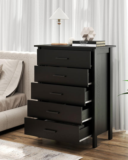 Giantex 5-Drawer Dresser for Bedroom, 41.5" Storage Cabinet with 5 Drawers