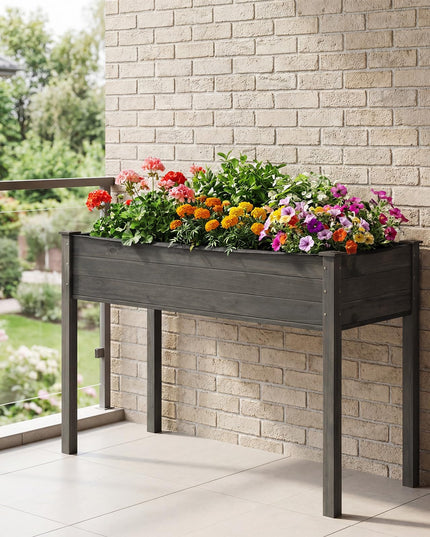 Jardinière surélevée avec pieds (119 cm L x 58 cm l x 76 cm H)