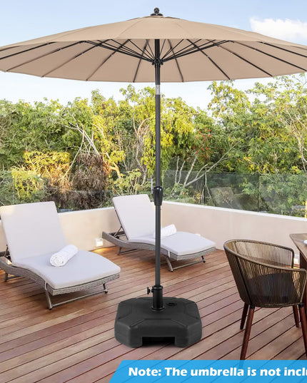 Giantex  - Heavy Duty HDPE Market Table Umbrella Pole Holder for Outdoor