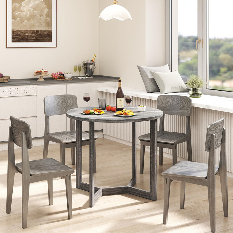 Giantex 36" Round Dining Table for 4