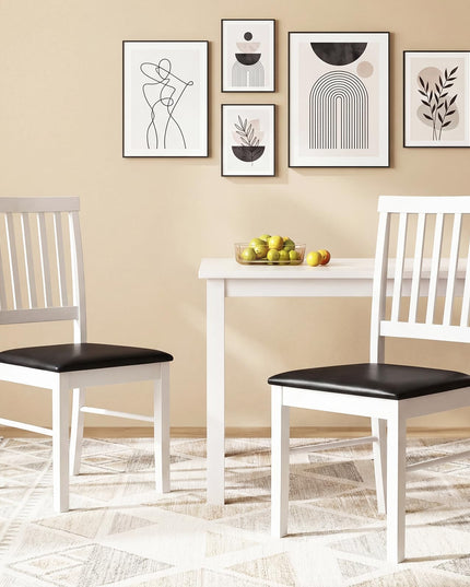 Giantex Modern Mid Century Dining Room Chairs with Hollowed Backrest