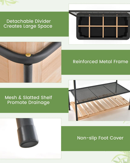 Giantex Raised Garden Bed with Trellis