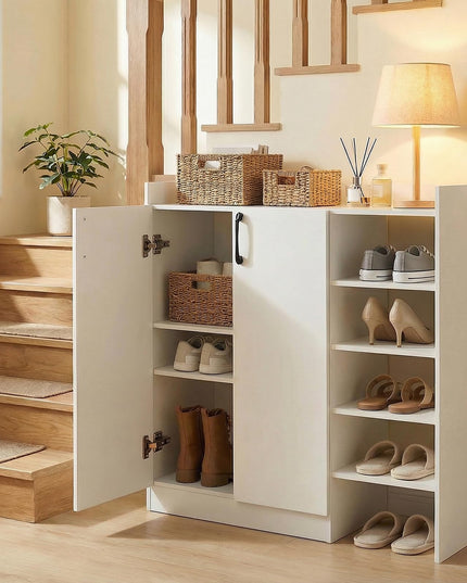 Meuble de rangement pour chaussures en bois Giantex avec 2 portes