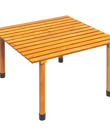 Giantex Portable Camping Table, Folding Picnic Table with Carrying Bag & Roll-up Tabletop