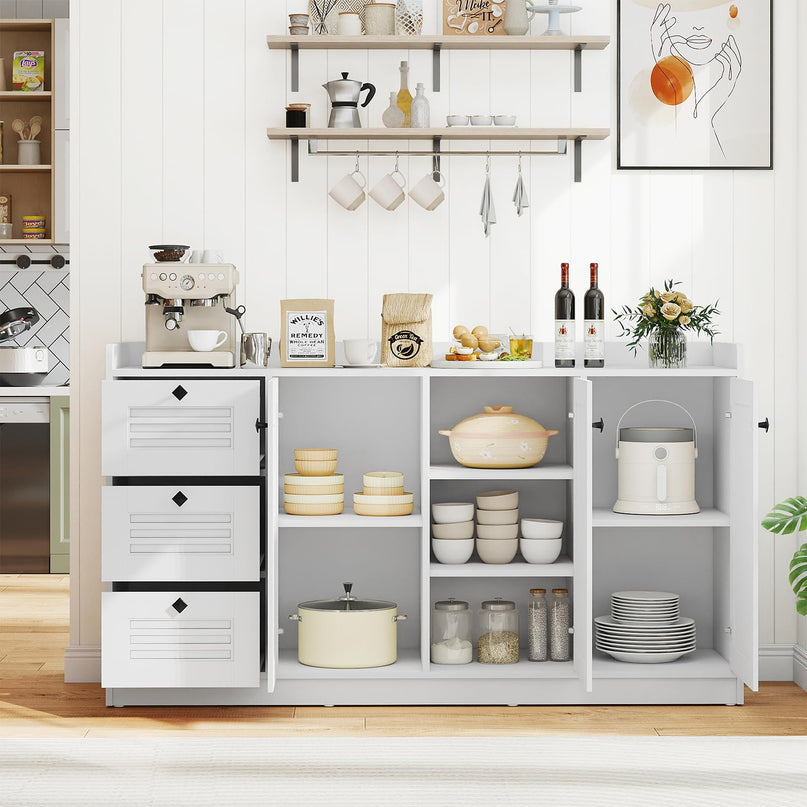 Giantex 63'' Buffet Cabinet with Storage for Living Room