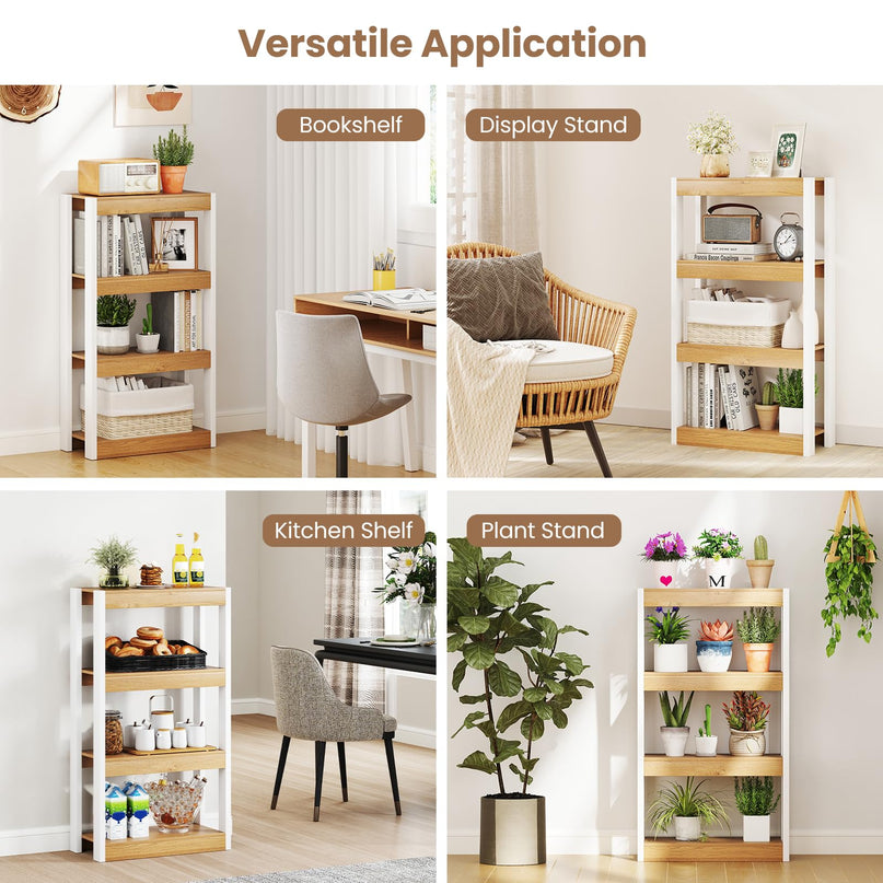 Giantex 4-Tier Bookshelf