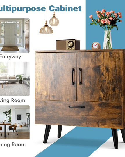 Giantex Storage Cabinet Buffet Sideboard