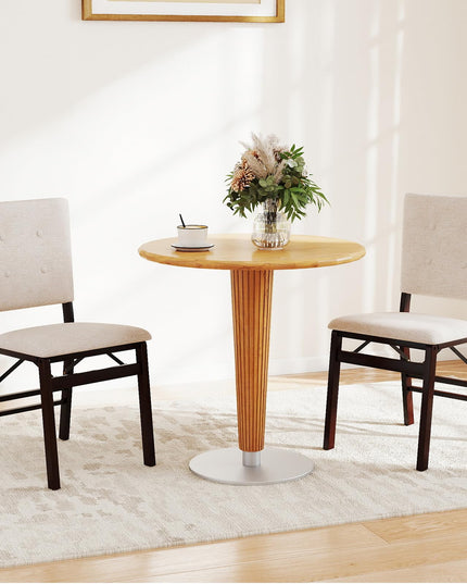 Giantex Folding Dining Chairs Set of 2/4 Armless Kitchen Chair