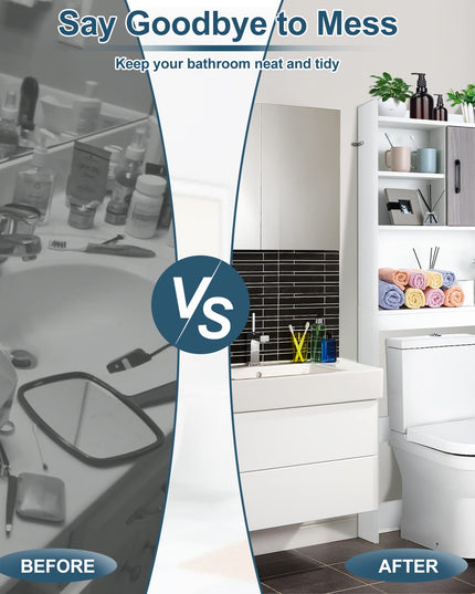 Giantex Over-The-Toilet Space-Saving Storage Cabinet