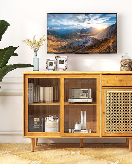 Giantex Sideboard, Bamboo Buffet Cabinet with Storage