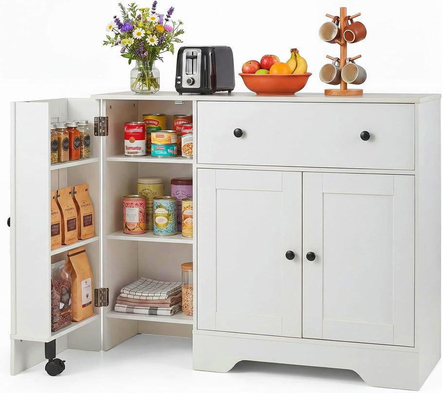 GIANTEX 41.5" Sideboard Buffet Cabinet with Storage