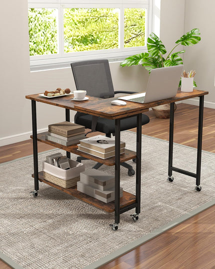 Giantex 360° Free Rotating Sofa Side Table