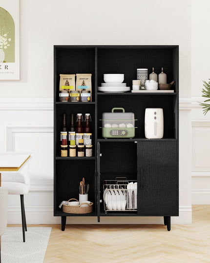 Meuble de rangement Giantex 47" | Bibliothèque avec 2 portes pour entrée, salon, bureau