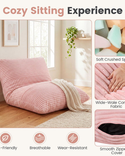 GIANTEX 3-in-1 Large Bean Bag Chair