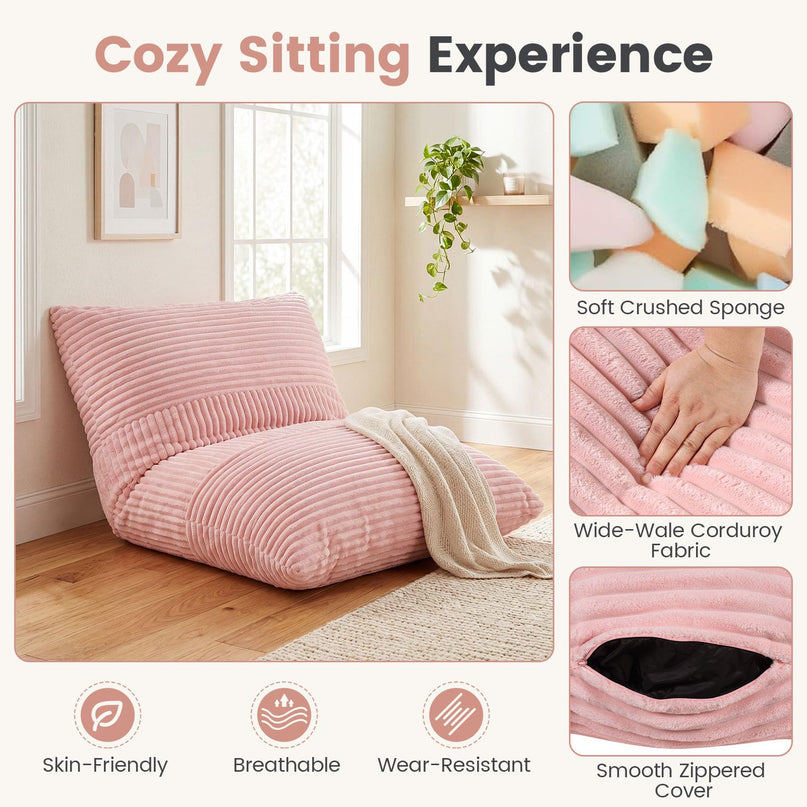 GIANTEX 3-in-1 Large Bean Bag Chair