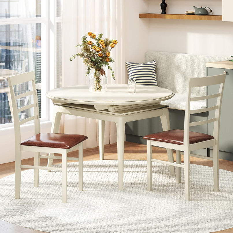 Giantex Wooden Dining Chairs Set for Dining Room Living Room