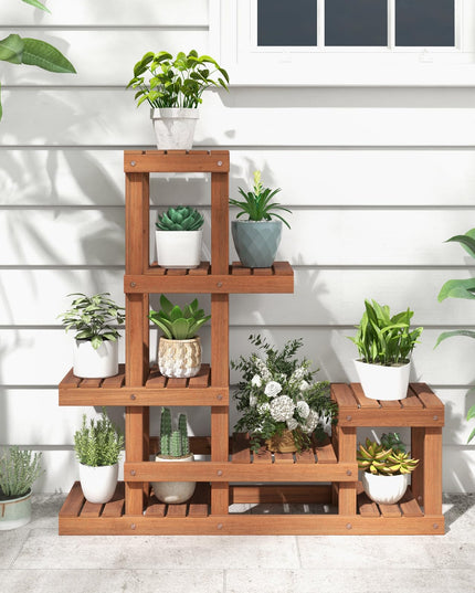 Giantex 6 Tier Wood Plant Stand