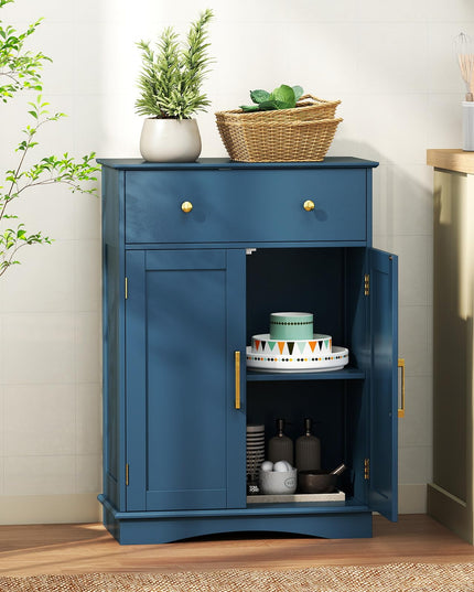 Giantex Bathroom Storage Cabinet with Drawers & Doors