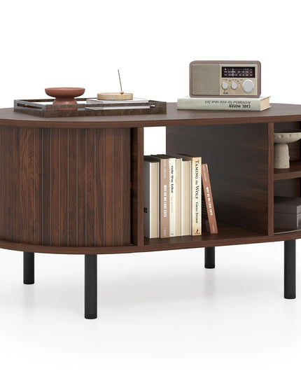 Giantex Oval Coffee Table