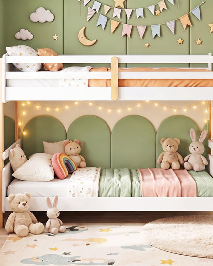 Giantex Twin Over Twin Bunk Bed with Ladder